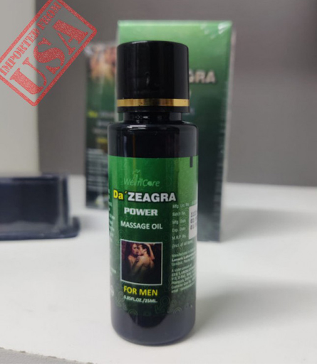 DA ZEAGRA OIL POWER Herbal Massage Oil PACK OF 2